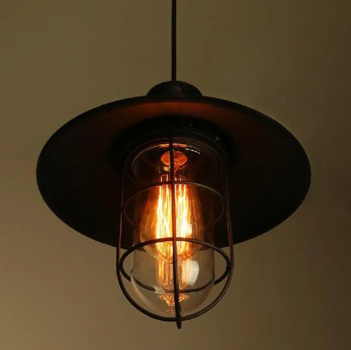 Винтажная железная Подвесная лампа Эдисона в стиле лофт индастриал американский