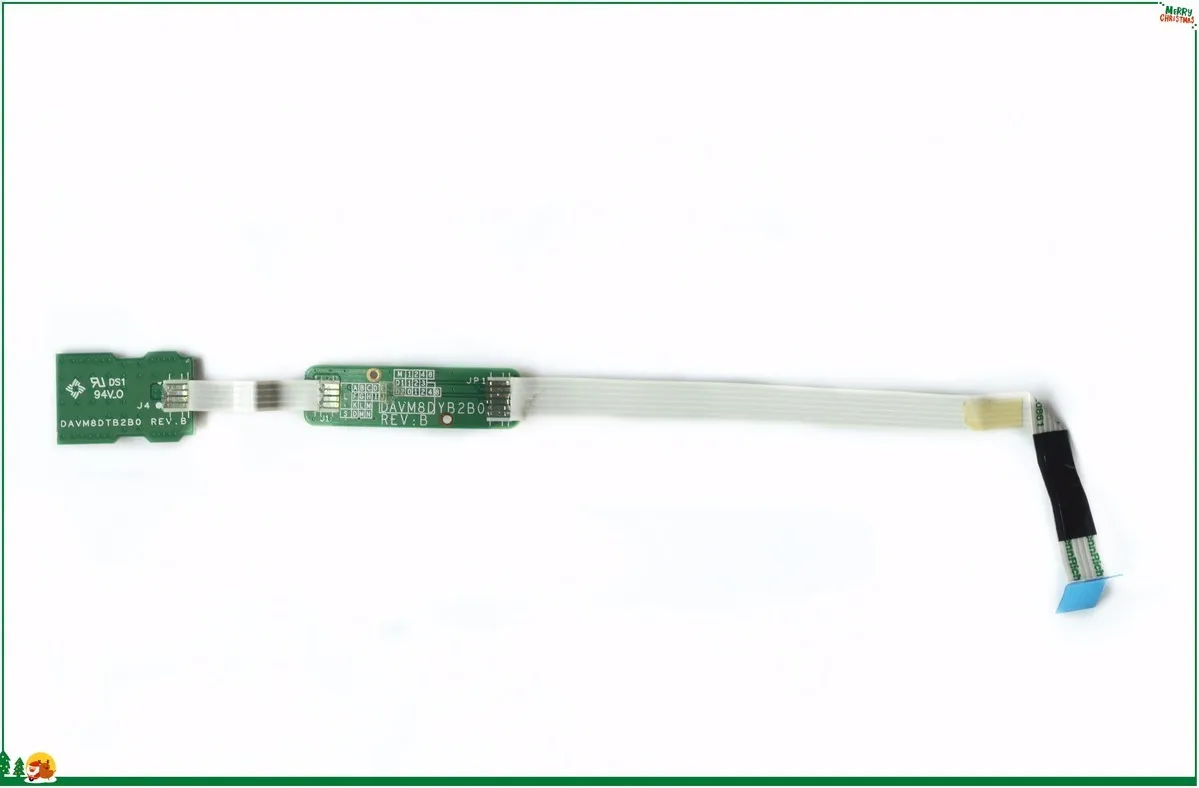 Кнопка питания и светодиодная плата DAVM8DTB2B0 DAVM8DYB2B0 с кабелем для Dell Vostro 1014 1015