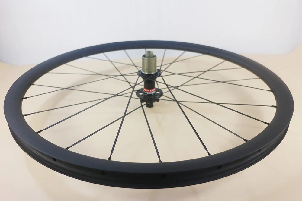 29er MTB 30x30 mm tubeless bicycle carbon wheelset 24 holes 29in 142x12 TA XC bike rear wheel D772SB disc hub can customize AM | Спорт и