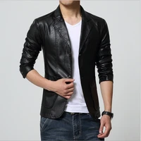 plus size m 7xl spring autumn men washing pu leather motorcycle jackets for male coat color khaki brown black white red
