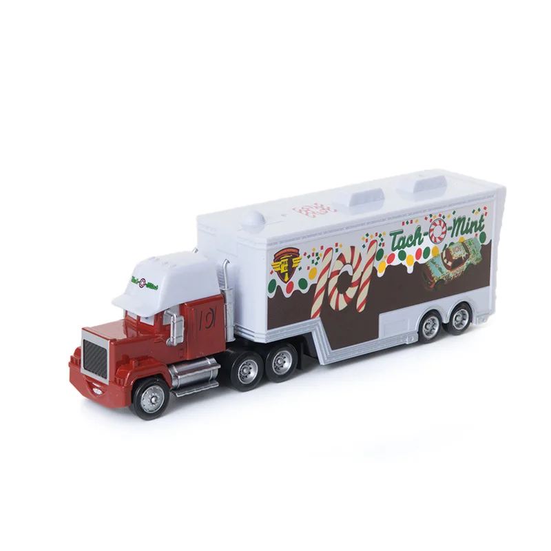 NO. 101 Truck Disney Pixar Cars 2 3 игрушки № 35 грузовик молния McQueen Джексон шторм Рамирез Мак дядюшка 1:55 литой модельный автомобиль игрушка детский подарок - Цвет: NO. 101 Truck