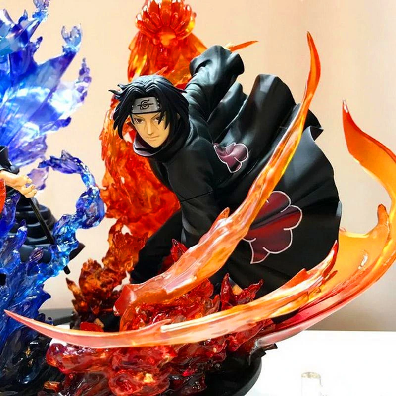 Наруто Shippuden нулевой девять хвостов и Учиха Итачи шесть сказочных режимов Susanoo