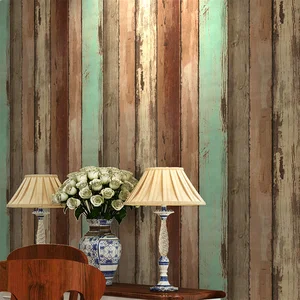 Ретро деревянная настенная бумага, современная простая 3D рельефная деревянная доска, текстурная настенная бумага для гостиной, одежды, магазина, фоновое покрытие для стен