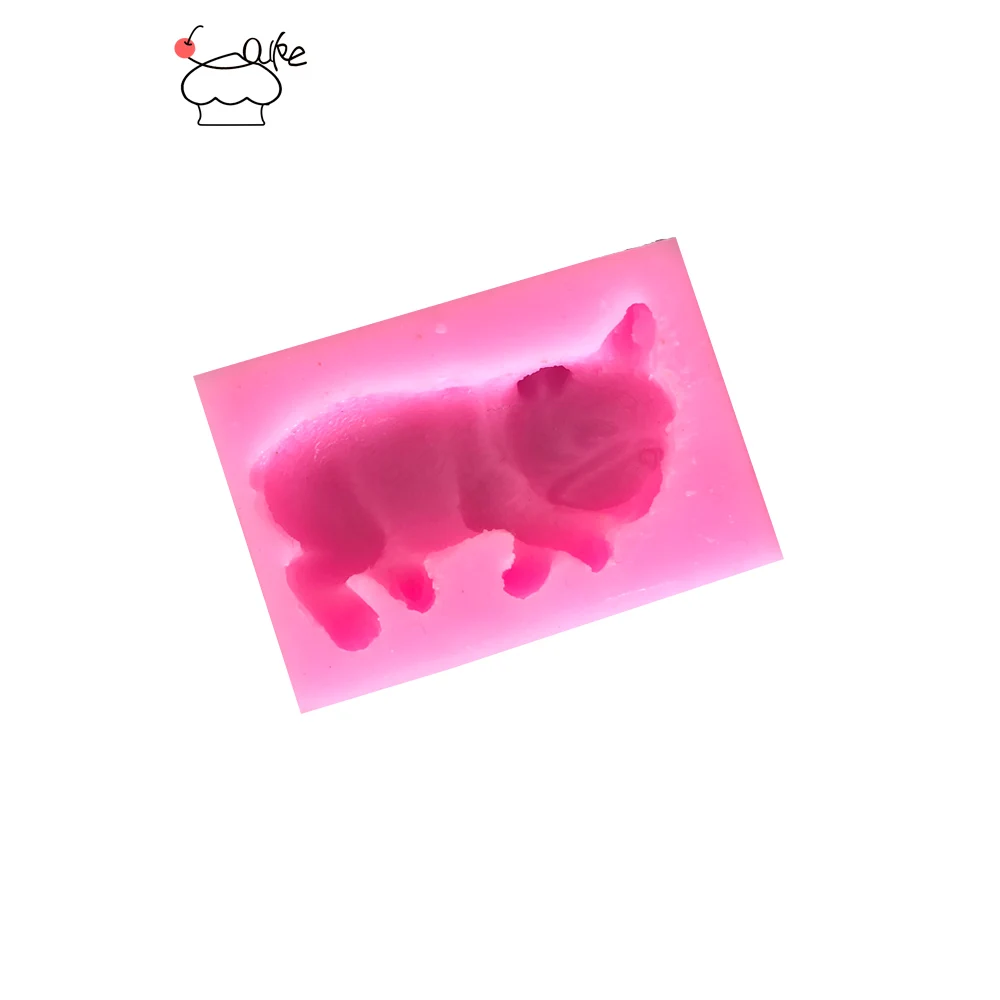 Aouke милая собака помадка кекс украшения формы торт Силиконовая форма Sugarpaste