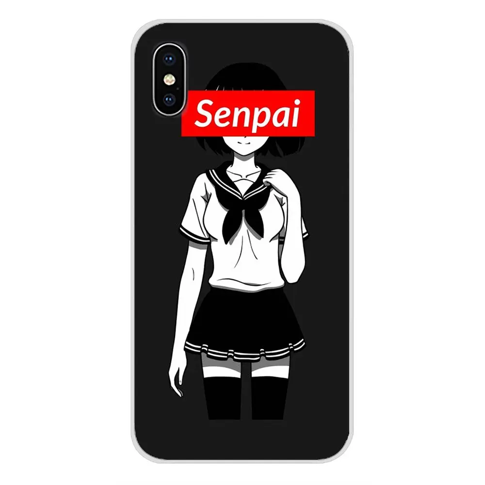 Sugoi Senpai Anime waifu Accessories Phone Cases Covers For Huawei P Smart Mate Honor 7A 7C 8C 8X 9 P10 P20 Lite Pro Plus | Мобильные