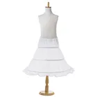 Подъюбник принцессы для девочек, детская белая Нижняя юбка для официального платья, сорочка для детей, плотно прилегающая, комбинация