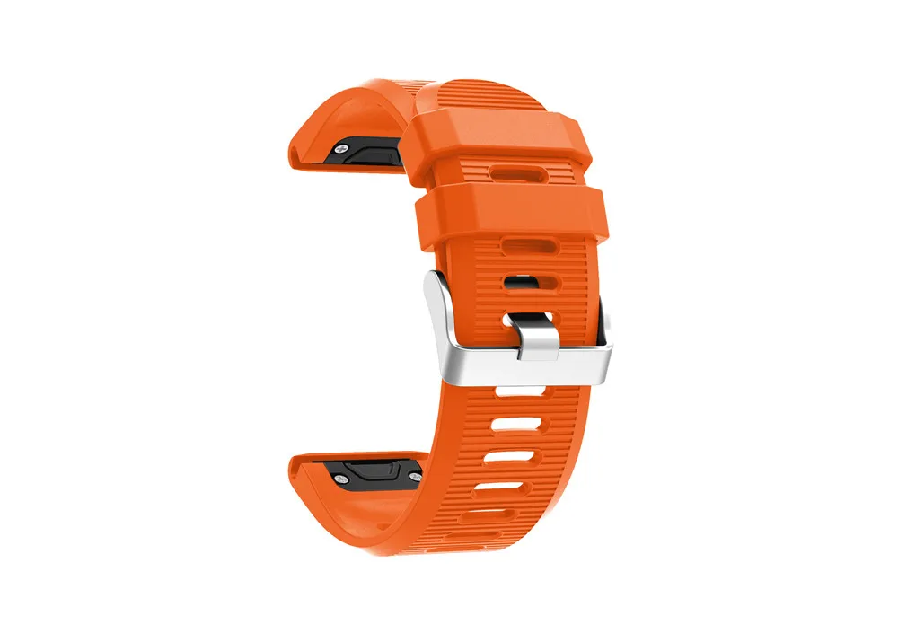 Оранжевый Ремешок для Garmin Fenix 3/3 HR ремешок 26 мм наручные часы ремешок для Garmin Fenix 5X быстрая замена подходит браслет ремешок - Цвет: Оранжевый