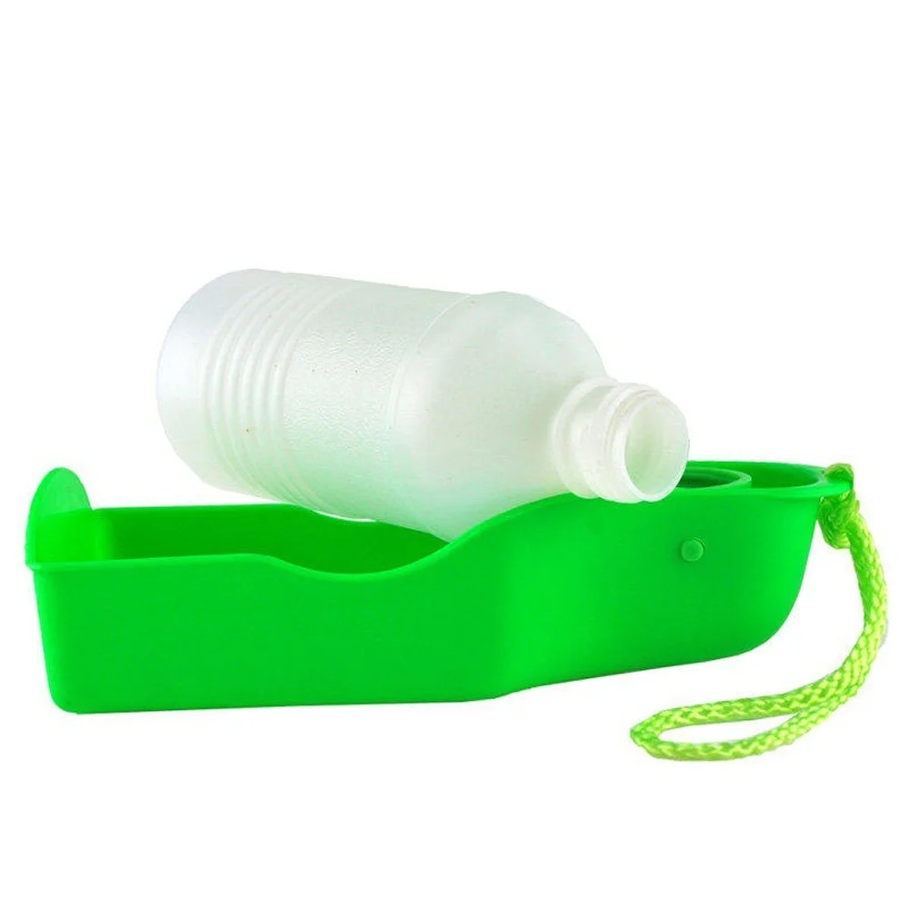 500 мл Портативная Складная миска для питья собак бутылка путешествий на открытом