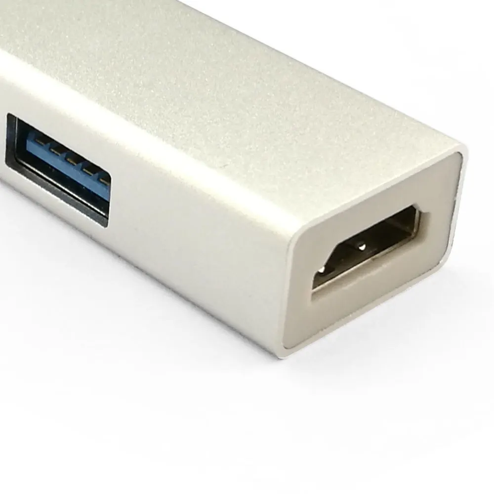 USB c концентратора leadzoe 3.1 Type-C HDMI адаптер 4 К + 3.0 USB-C конвертер кабель цифровой