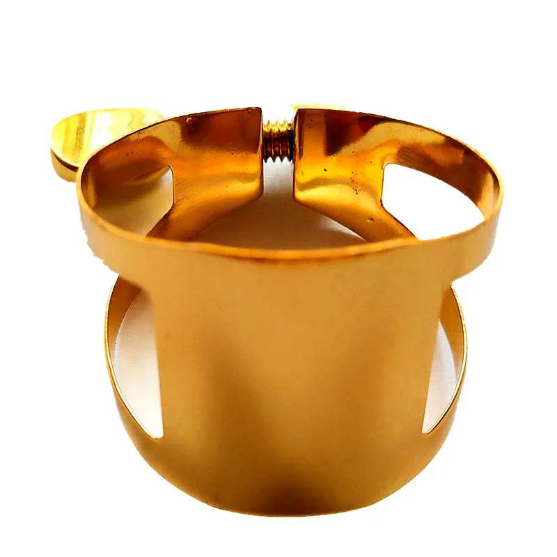 New alto saxophone mouthpiece clip paint gold nickel plated clamp | Спорт и развлечения