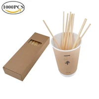 1000pcs wheat straw eco friendly drinking straws biodegradable ecologica disposable drinking straw 100pcsbox drinking straw set