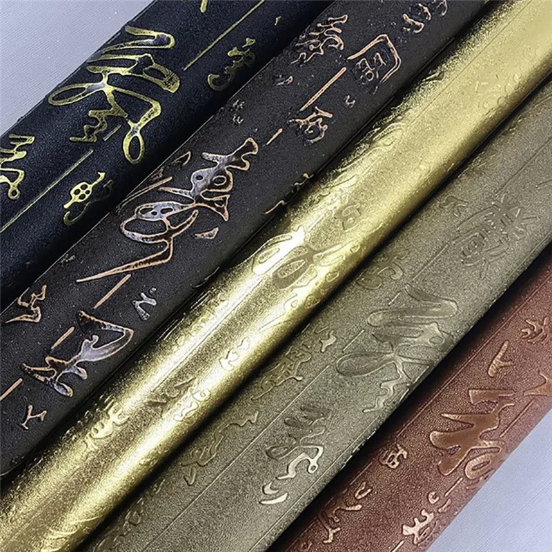 A4 кожаная ткань из ПВХ в китайском стиле Высококачественная синтетическая кожа