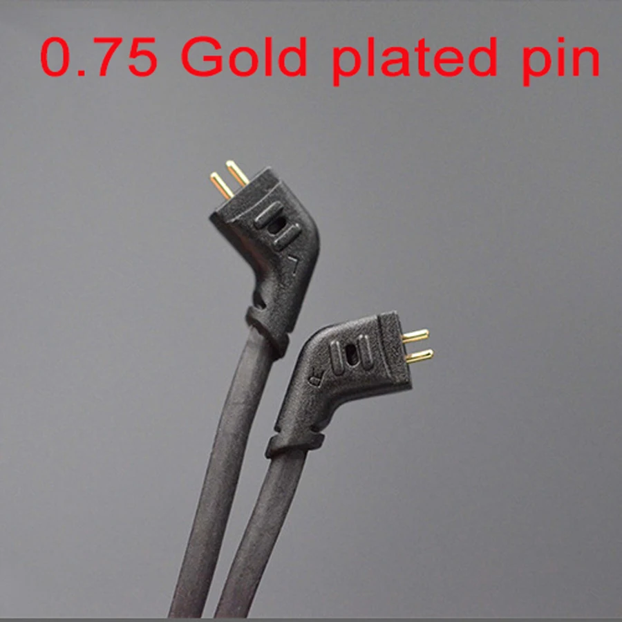 KZ ZST ED12 ES3 СЖД ZS10 ES4 кабель 2pin 0 75 мм обновлен позолоченный наушники обновление