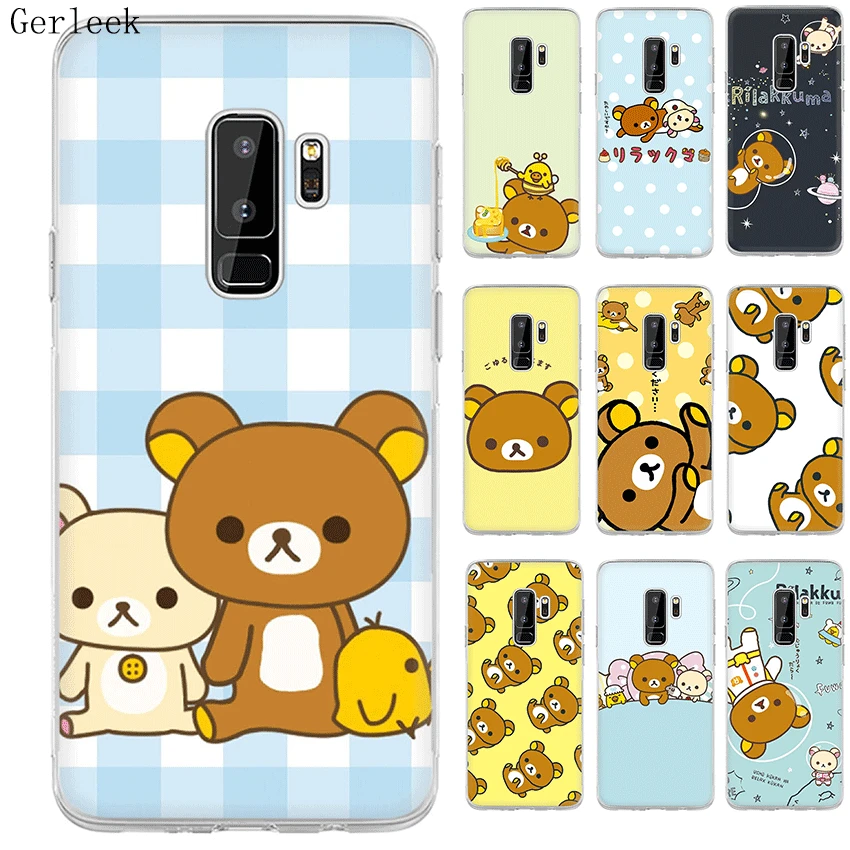 Чехол для Samsung Galaxy A3 A5 A6 A8 Plus 2015 2016 2017 2018 Rilakkuma|Чехлы-накладки| |