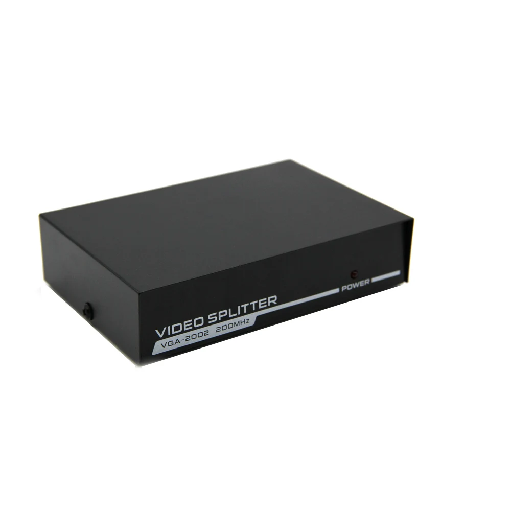 2 порта VGA 200 МГц видео HD усилитель сигнала разветвитель Share Box 1920*1440 для ПК Монитор