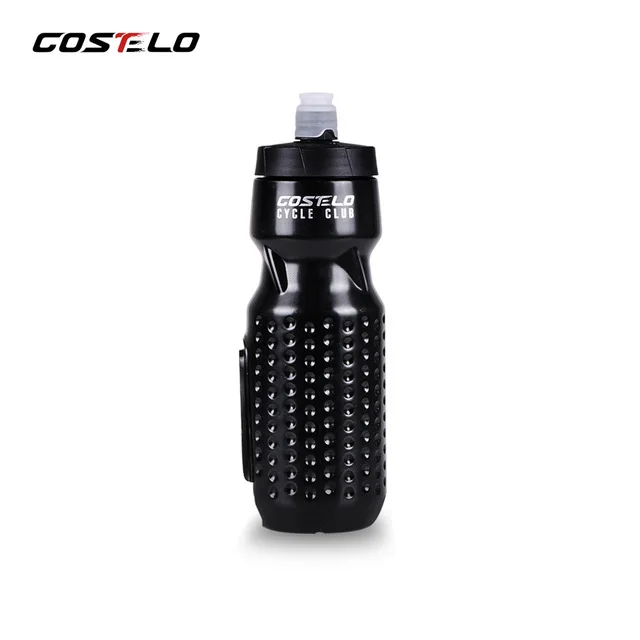 black 1 pcs Инновации Costelo Магнитная бутылка Монтажная клетка велосипед велосипедные бутылки для воды Спортивная бутылка для воды, 710 мл стеклянные колбы пресс - Цвет: black 1 pcs