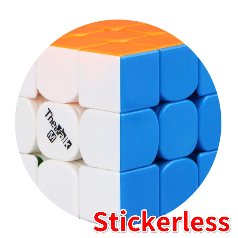 Stickerless Новейший Qiyi Mofangge Valk3 M 3x3x3 Магнитный магический куб 3 слоя скоростной куб Valk 3 M Cubo Magico профессиональные игрушки для детей - Цвет: Stickerless