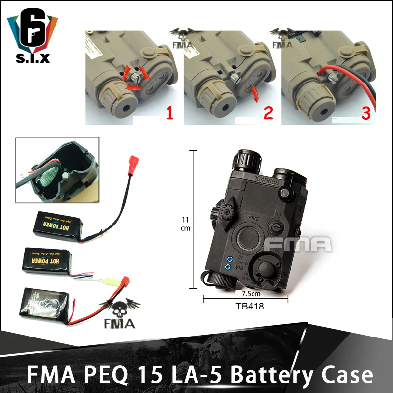 Чехол для аккумулятора FMA PEQ 15 LA 5 тактический Мягкий чехол коробка Peq без