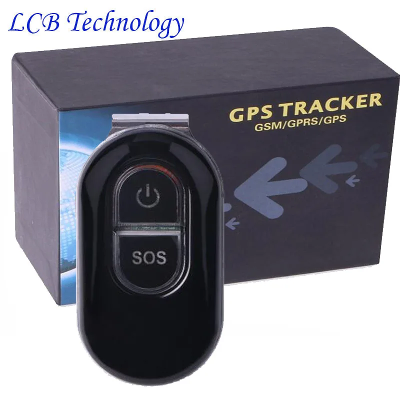 Black with box Черный Мини водонепроницаемый GSM gps трекер локатор для детей Домашние животные собаки автомобиль персональный SOS gprs трекер LK106 TL106 - Цвет: Black with box
