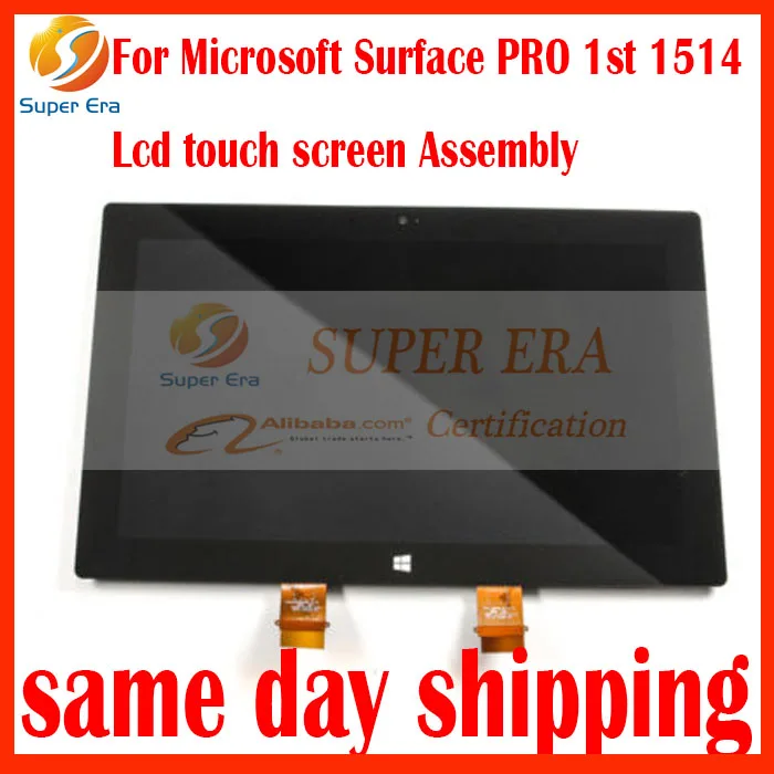 LED LVDS ЖК дисплей Экран сборки для Microsoft Surface Pro 1 Дисплей Сенсорный экран планшета