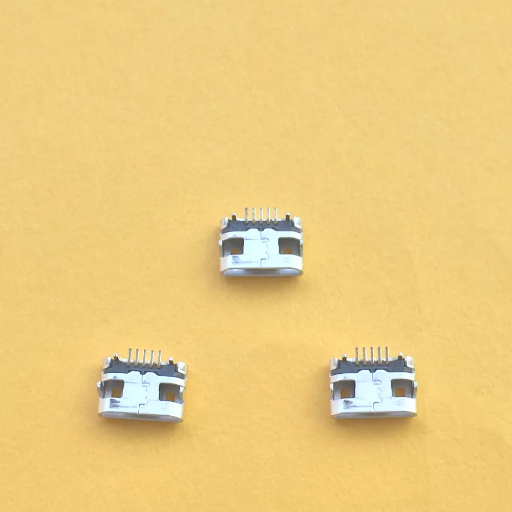 10 шт./упак. G28Y 5pin Micro USB длинный штырьковый разъем гнездовой бычий рожковый простой