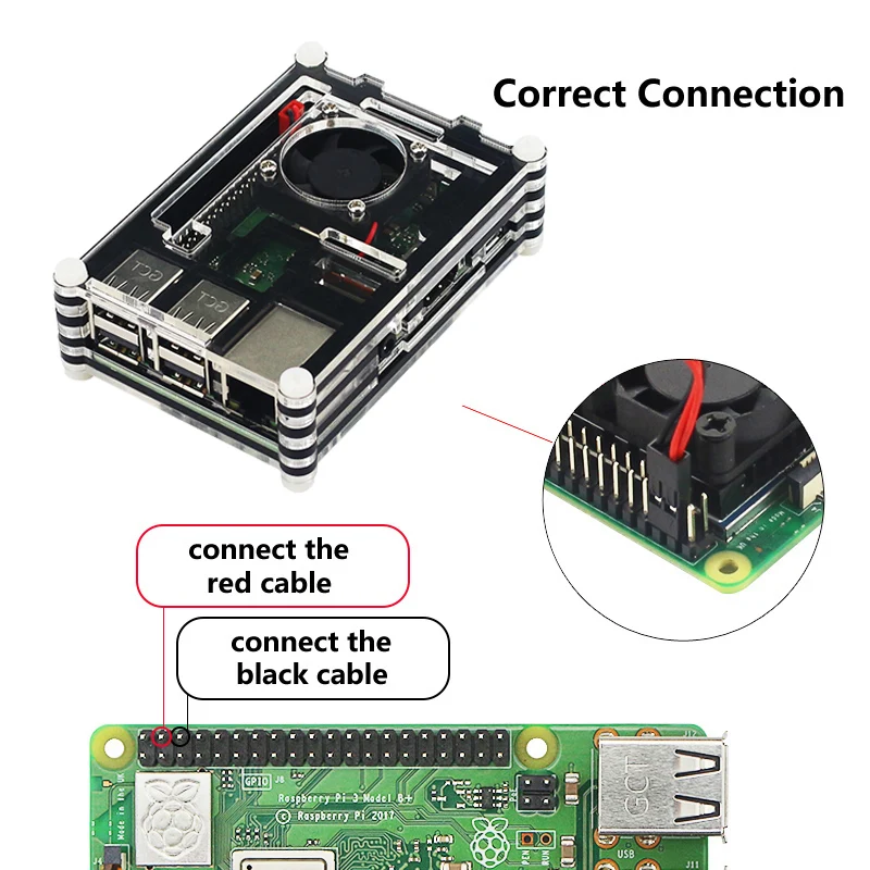 Для Raspberry Pi 3 B Plus kit 9 слоев акриловый чехол+ вентилятор кулер+ USB геймпад+ мощность для Raspberry Pi 3 Model B+ 3B