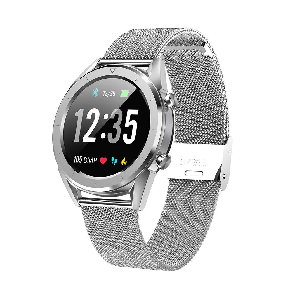 silver steel DTNO.1 DT28 1,54 Смарт-часы с большим дисплеем ЭКГ IP68 сердечный ритм кровяное давление мобильный платеж бизнес умные фитнес-часы - Цвет: silver steel