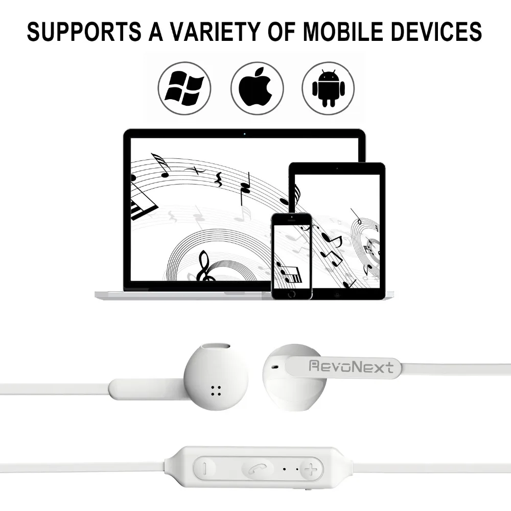 Беспроводные Bluetooth наушники RevoNext T1 Спортивная стереогарнитура гарнитура для