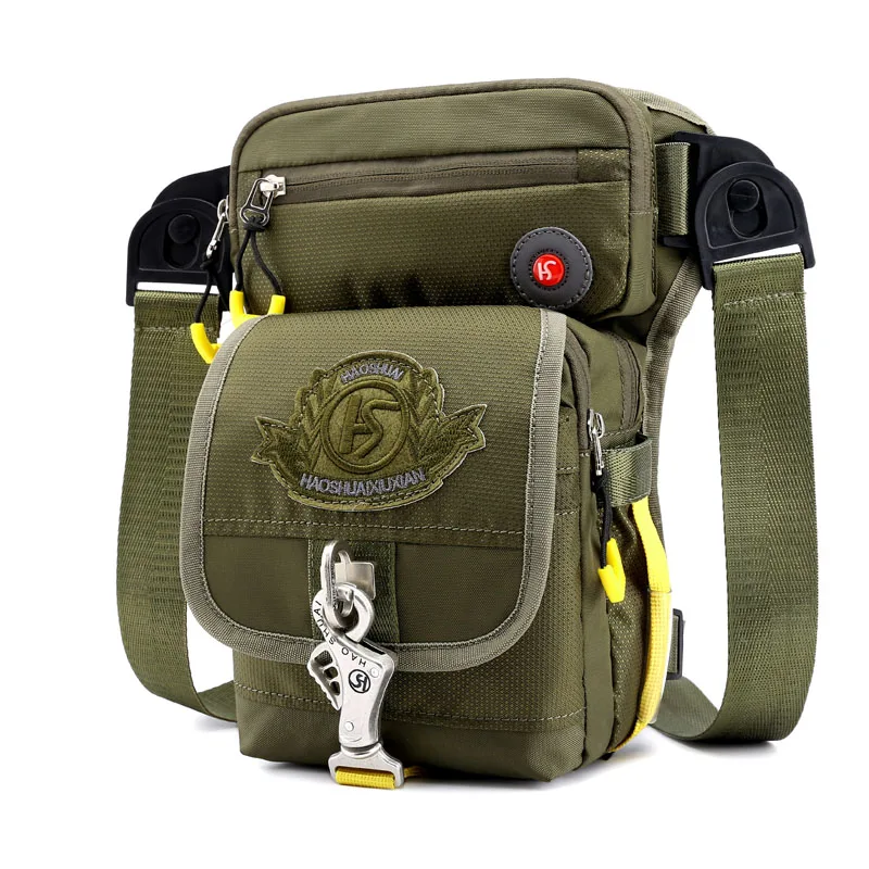 Нейлоновая забавная сумка для мужчин модная бананка поездок военный Райдер