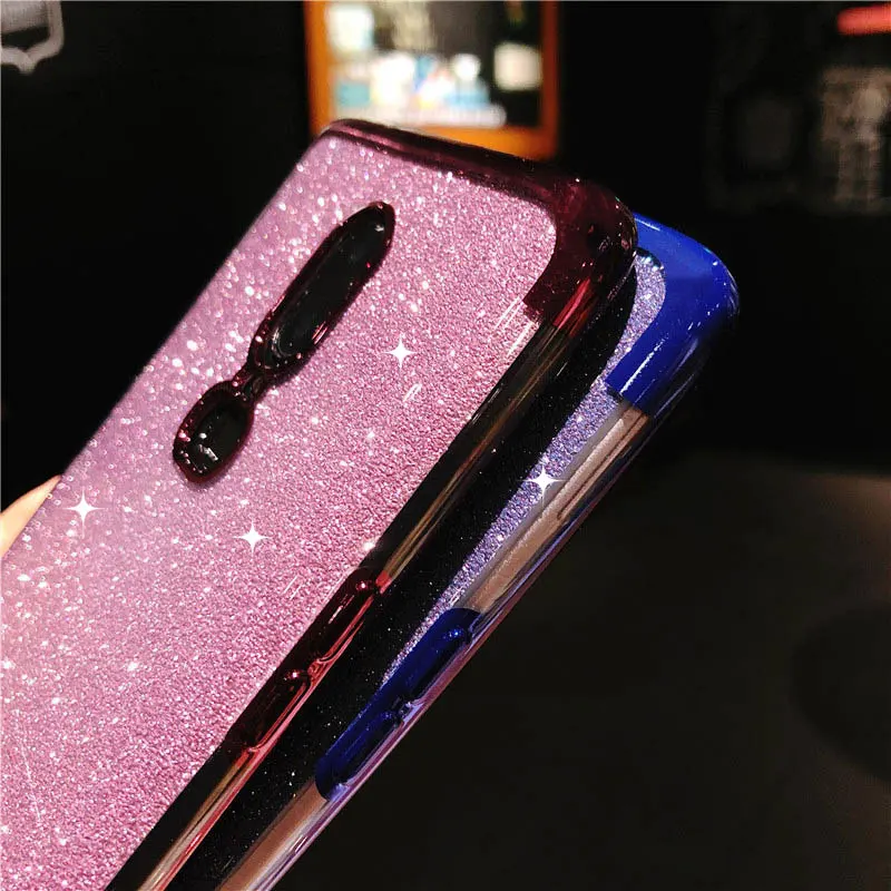 Fashion Glitter Case For One Plus 6 5 5T Cover Silicone Back Bling Soft OnePlus 1+6 TPU Phone Cases Fundas |