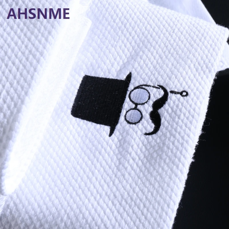 AHSNME супер роскошное белое Хлопковое полотенце 70x140 см вес 600 г и два полотенца 35x75 см вышивка может быть настроена