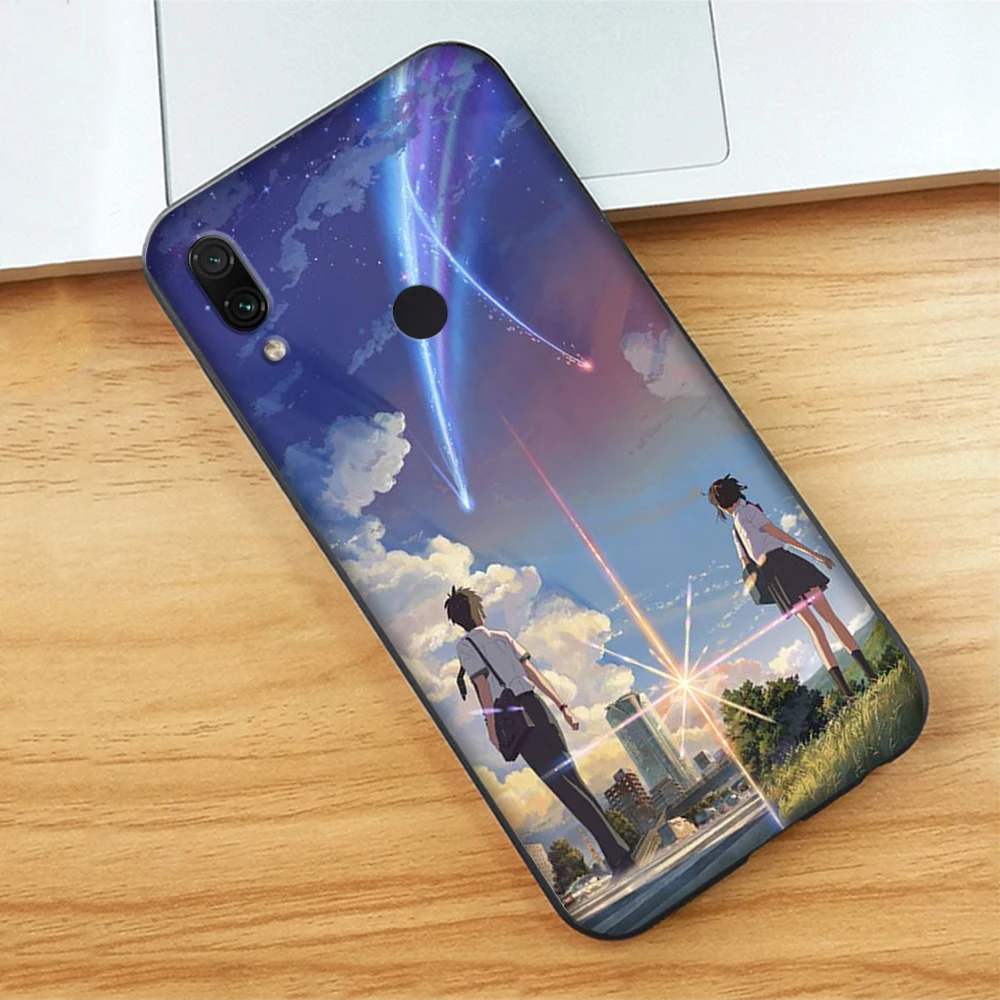 5 Аниме ваш Kimi no Na wa мягкий чехол для Xiaomi Redmi Note 7 4 4X6 Pro 5 Plus 5A 6A Go S2 - Цвет: 5