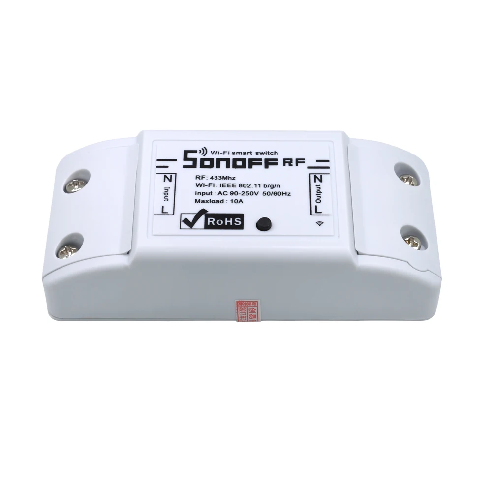 ITEAD SONOFF RF 433 МГц Wifi беспроводной пульт дистанционного управления умный переключатель светильник 220 в модуль домашней автоматизации универсальный для IOS/Android App