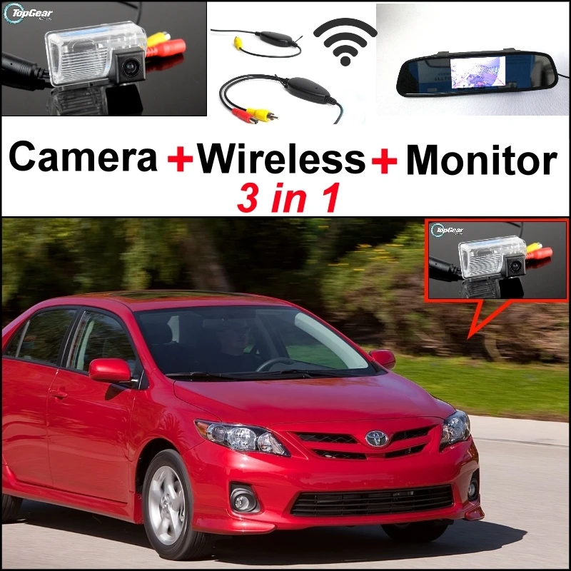 Специальная камера заднего вида 3 в 1 + беспроводной приемник монитор зеркала