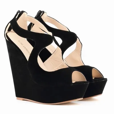 Новый 2016 размер 35-42 искусственные замши сандалии конфеты цвет faux peep toe лодыжки