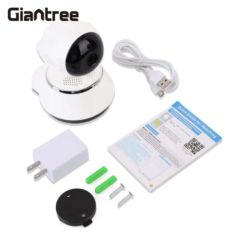Беспроводная камера видеонаблюдения giantree HD Wi Fi Радионяня 1 млн. пикселей IP умная