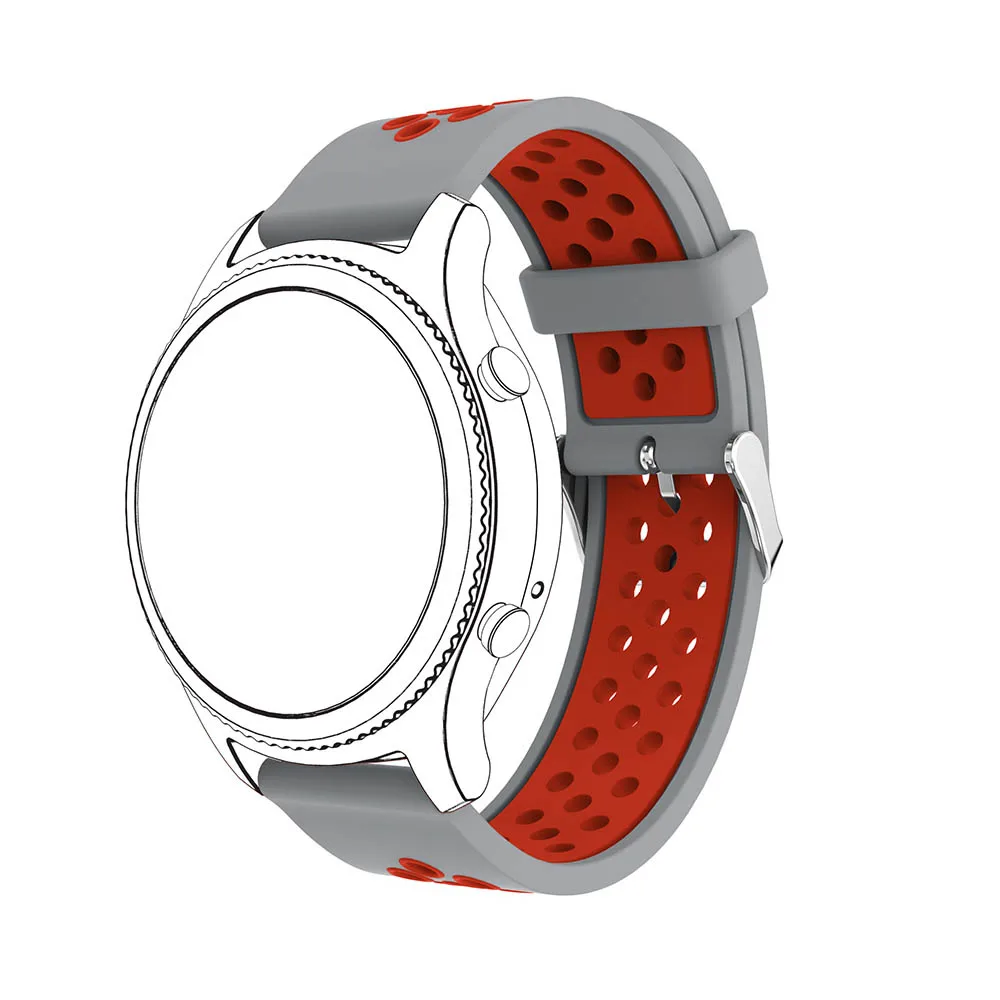 Силиконовый ремешок для samsung gear S3 Frontier/Классический 22 мм ремешок для часов сменный Браслет для samsung Galaxy Watch 46 мм браслет