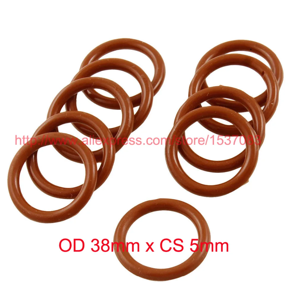 

OD 38mm x CS 5mm silicone washer seal o ring gasket