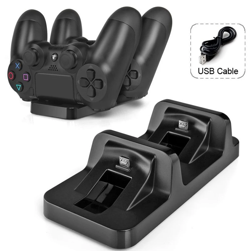 Зарядное устройство для PS4 Tower с 12 игровыми дисками Blue ray и двойным зарядным