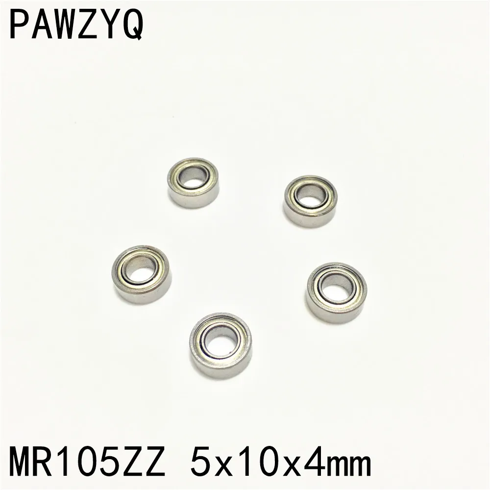 20 шт. MR105ZZ MR105 2Z 5x10x4 мм радиальный шарикоподшипник металлический экранированный