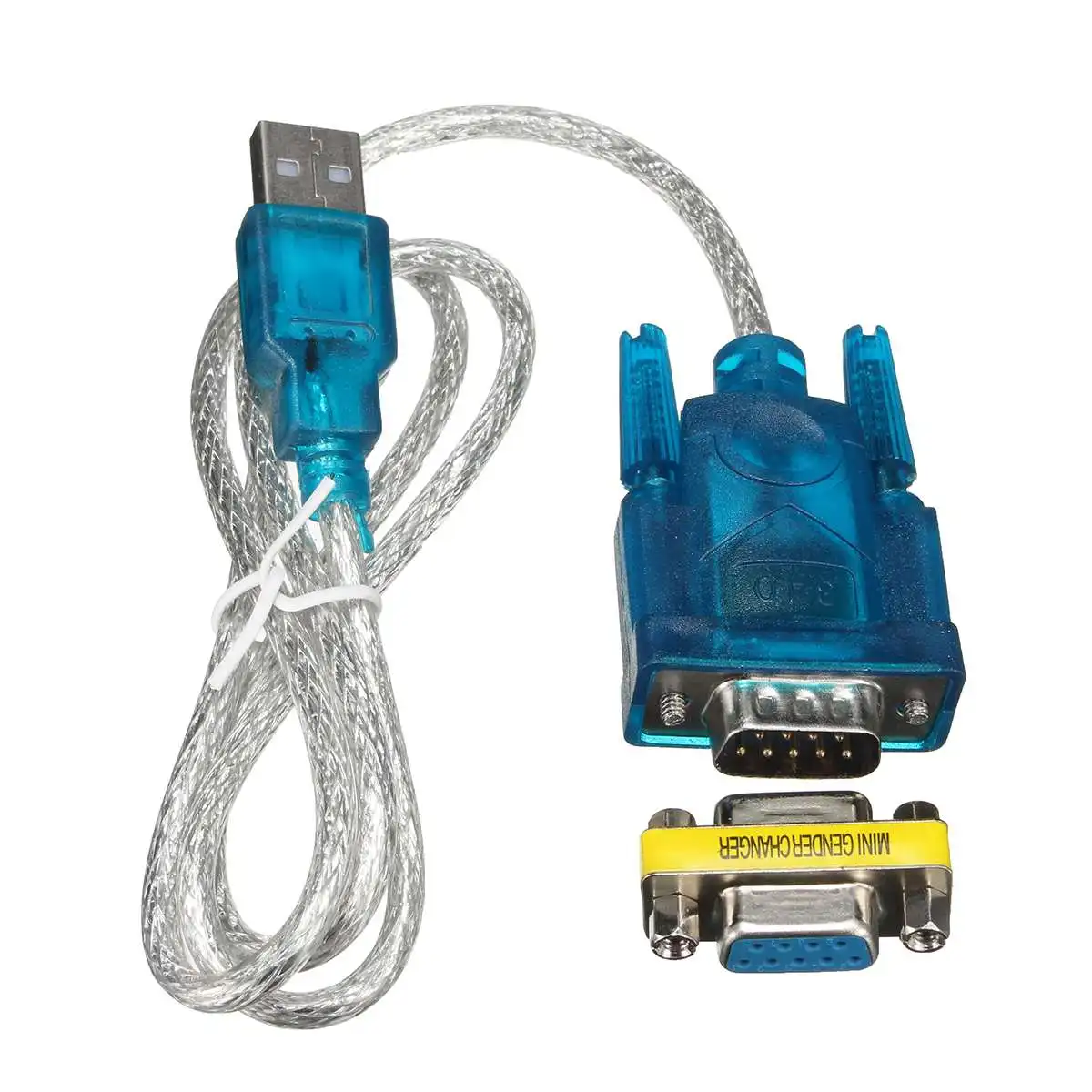 USB к RS232 последовательный порт 9 Pin DB9 Кабель COM адаптер конвертер с Женский Sup s для