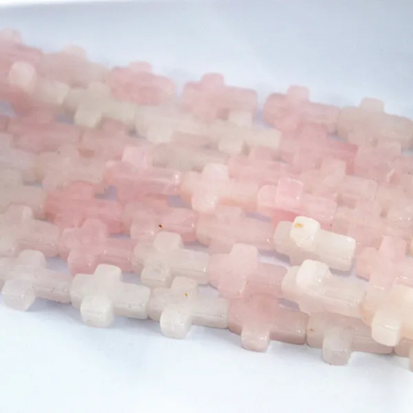 Rose quartz Горячая Распродажа модных бусин из натурального камня, Разноцветные Подвески для самостоятельного изготовления ювелирных изделий, браслет 48 шт - Цвет: Rose quartz