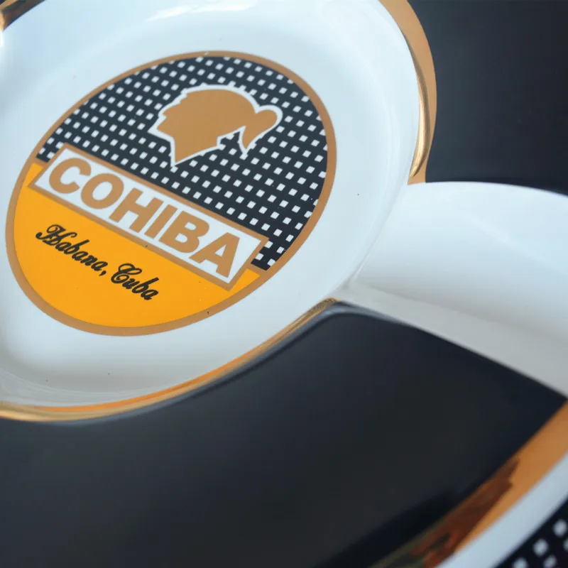 Высокое качество! Круглая пепельница для сигар COHIBA высокого разрешения 4