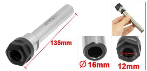 

C16 ER16A 100L Straight Collet Chuck Holder CNC Milling Tool Extension Rod