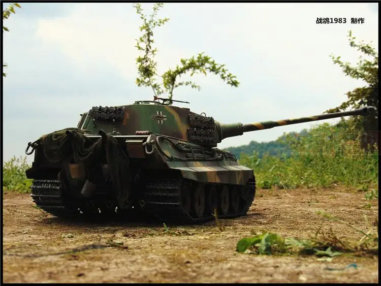 KNL HOBBY Heng Long 1/16 RC King Tiger модель танка с дистанционным управлением от производителя