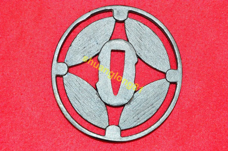 Красивая японская железная стальная защита Tsuba для самурайского ножа катана меч