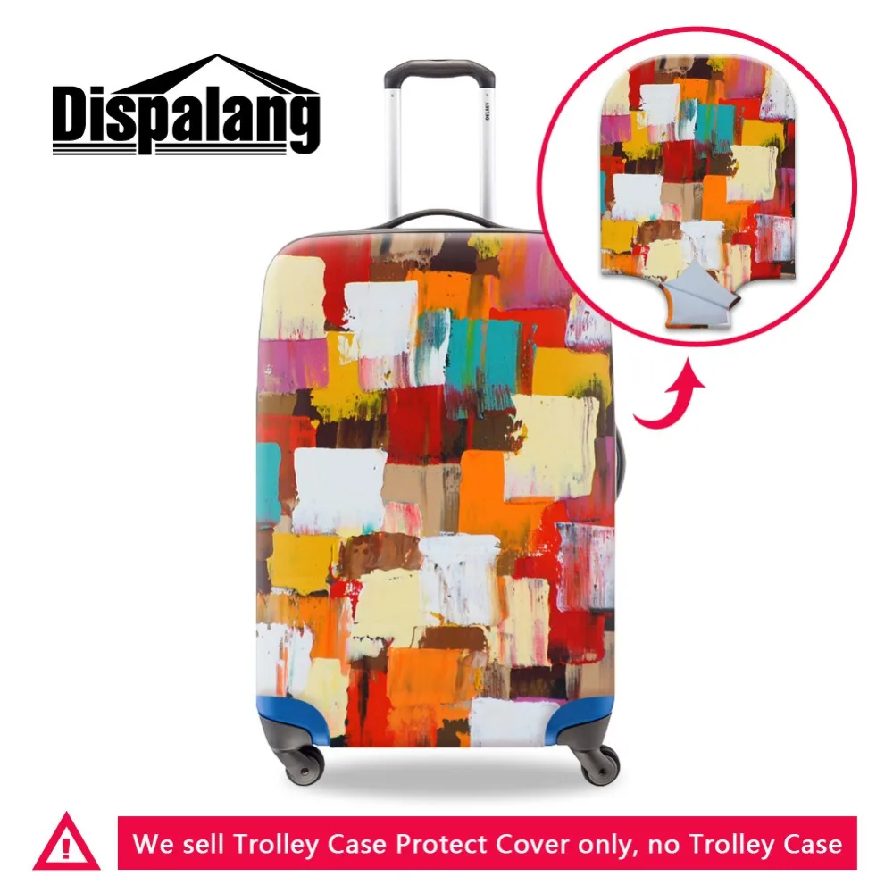 

Dispalang Protective Covers for Suitcases 3D Print Dream Colorful Pattern on Trolley Case Women Travel Accessories Tour Supplies