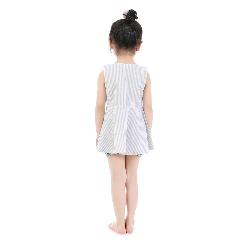 Комплект летней одежды для девочек от Kaiya Angel Boutique топ в полоску без рукавов +