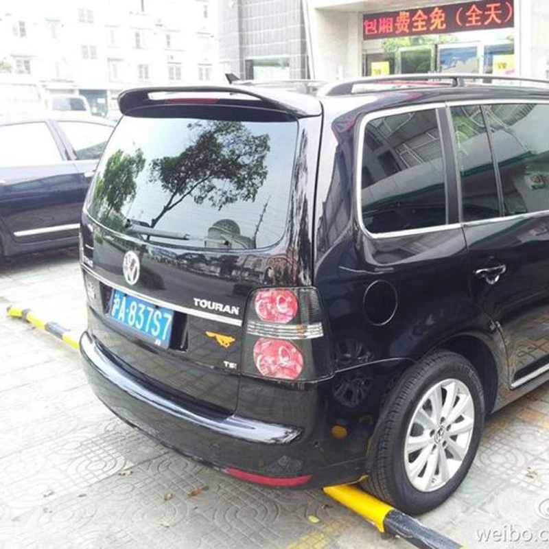 Неокрашенное крыло заднего багажника из АБС-пластика для Volkswagen VW Touran спойлер на