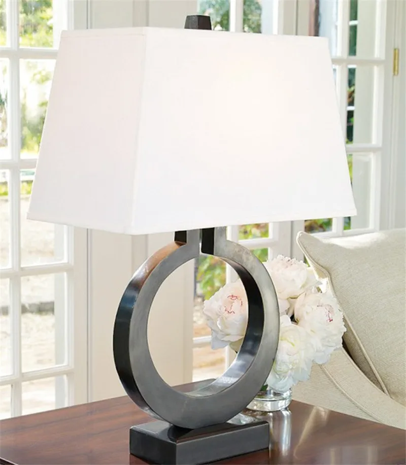 Американская настольная лампа современный роскошный светильник для спальни